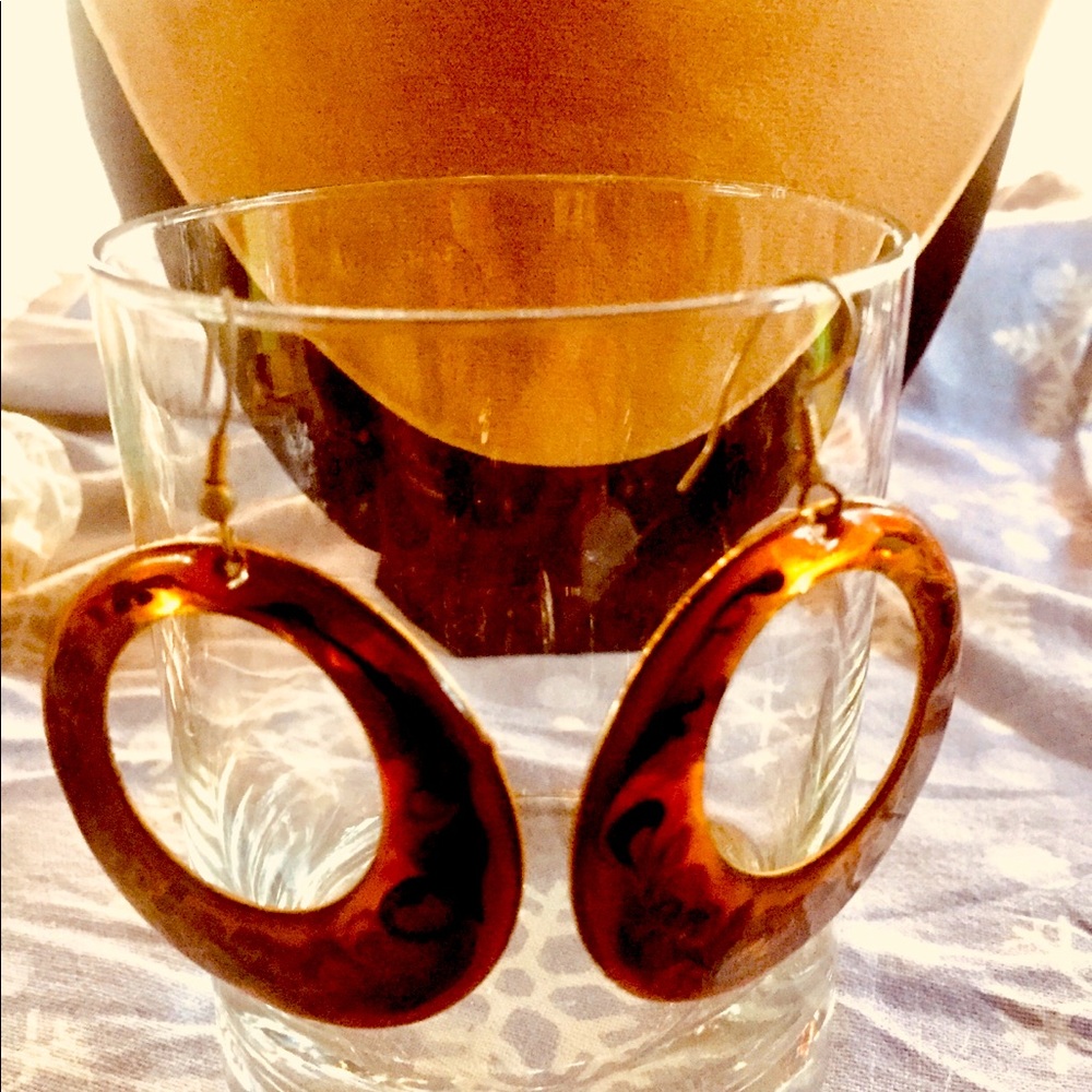 1992 HIPPIE STYLE TORTOISE SHELL BANGLES